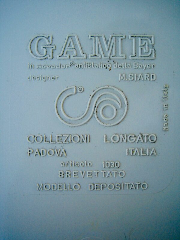 Game Sofatisch von Marcello Siard für Longato, 1970er