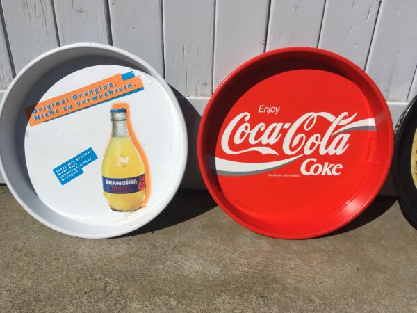 Vintage Servier-Tablette Coca-Cola | Fanta | Orangina | Cardinal - Image 2