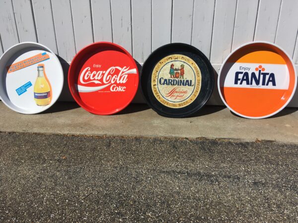 Vintage Servier-Tablette Coca-Cola | Fanta | Orangina | Cardinal