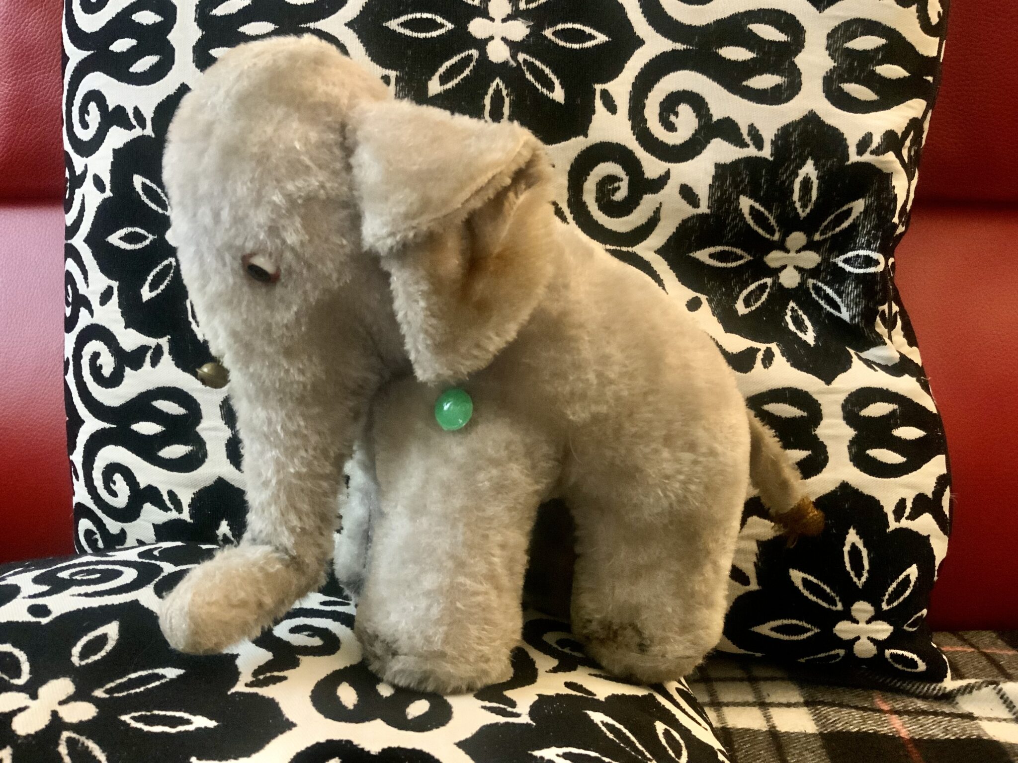 Jouet Ancien Autrichien Berg Des Années 50 - Tortue En Mohair, Vintage, Collection