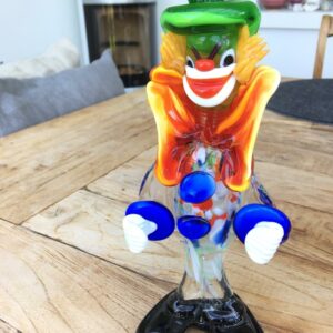 Italienische Murano Glas Clown Figur, 1960-70er - TOP!