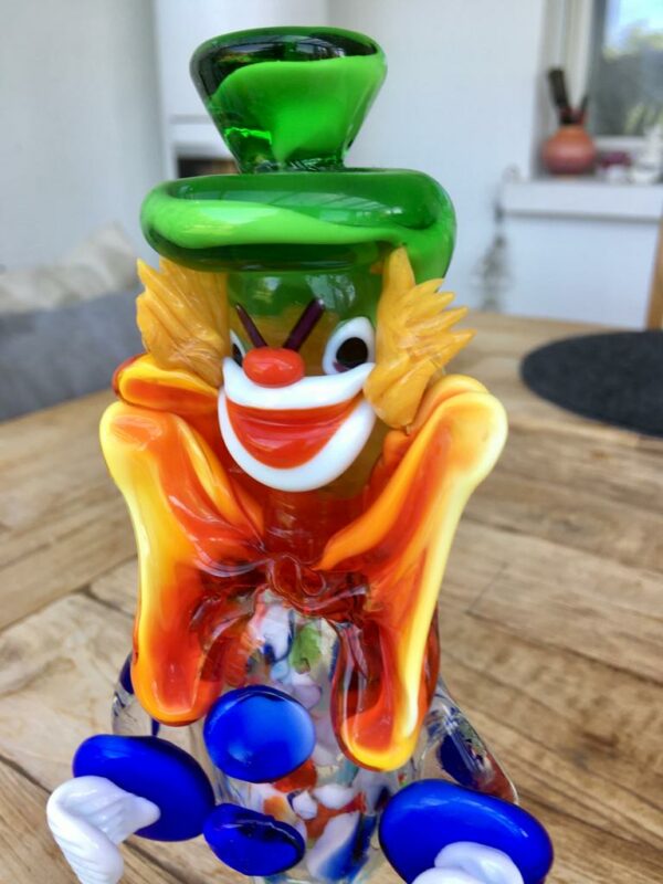 Italienische Murano Glas Clown Figur, 1960-70er - TOP!