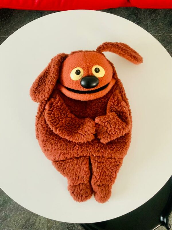 VINTAGE 1977 Fisher Price Rowlf Muppet Handpuppe | SELTEN!