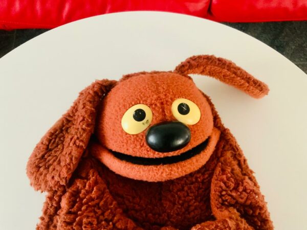 VINTAGE 1977 Fisher Price Rowlf Muppet Handpuppe | SELTEN!