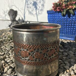 SELTENES FUNDSTÜCK! Vintage Nickel/Silber/Kupfer Kessel