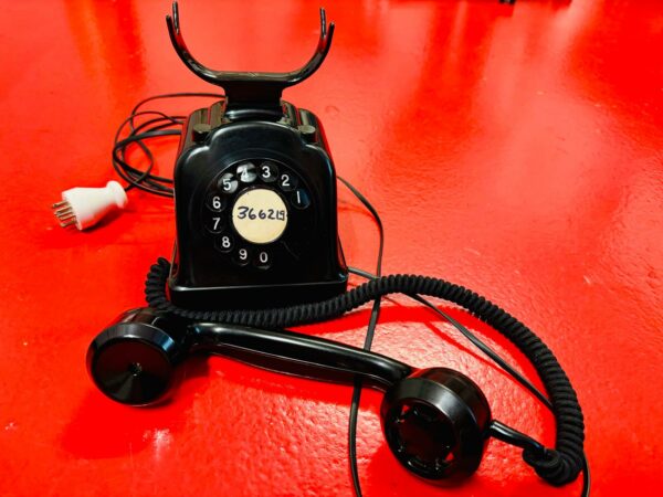 Vintage Bakelit Wählscheibe Schweiz Telefon Metall 1930 PTT