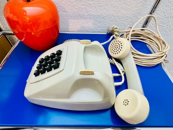 Altes Vintage Retro PTT Tastentelefon/Telefon 70er Grau!