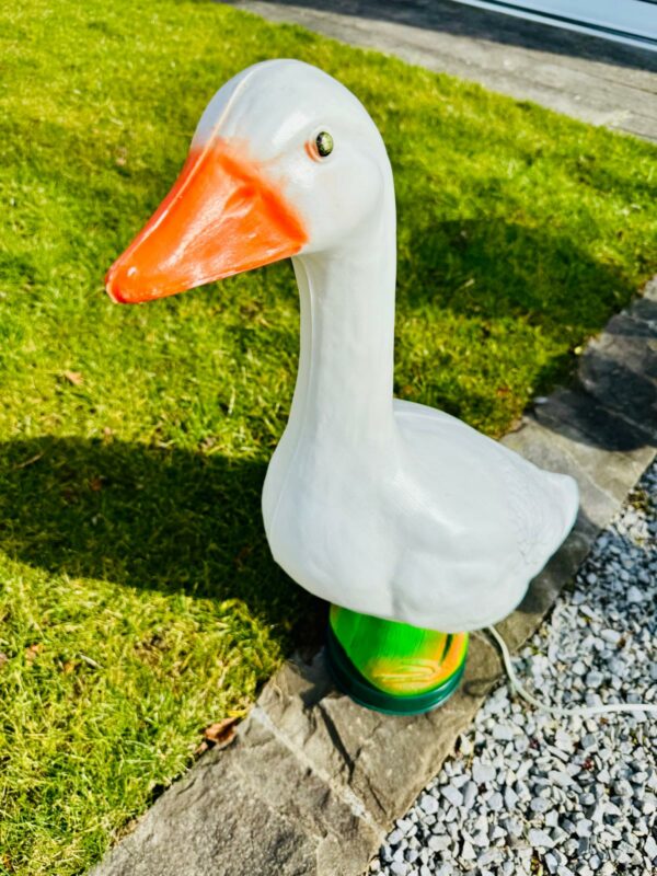Vintage Gans Lampe Tischlampe | Gladys Goose New York, 1980