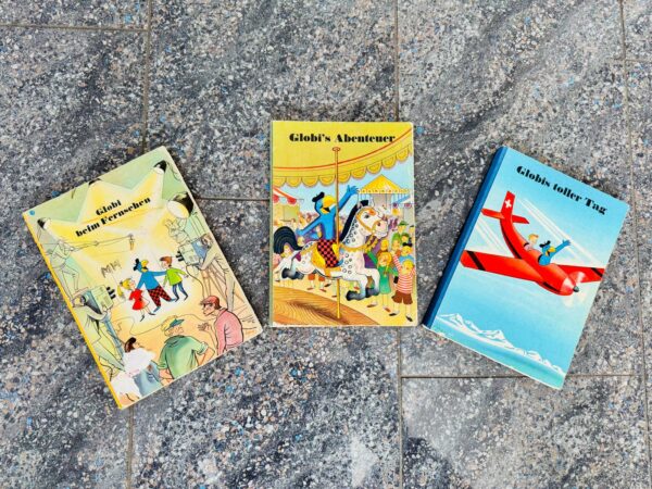 3 alte GLOBI Kinder Jugend Bücher | 1960er