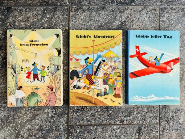 3 alte GLOBI Kinder Jugend Bücher | 1960er