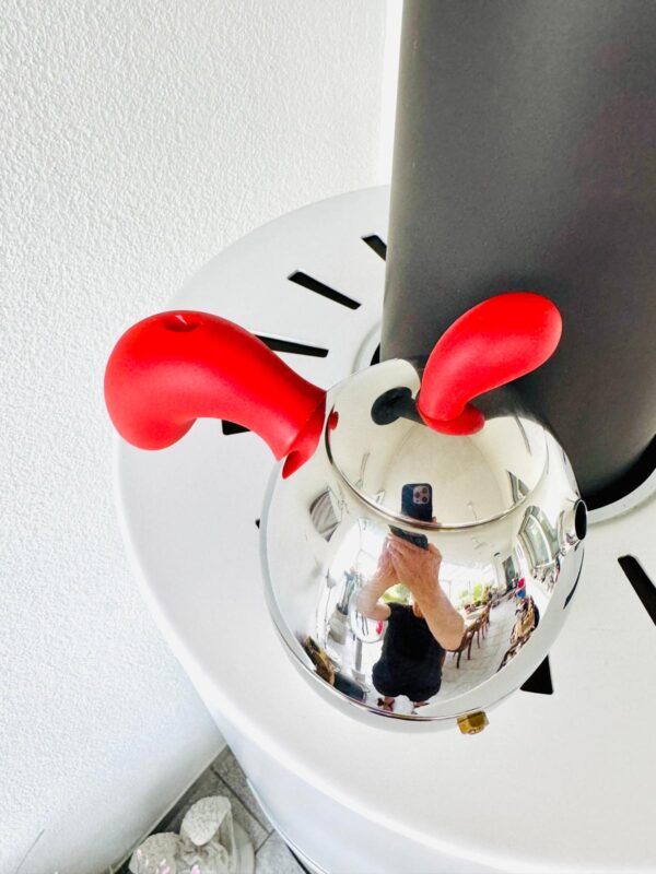 ALESSI Edelstahl Espresso Kocher Moka Coffee - NEU