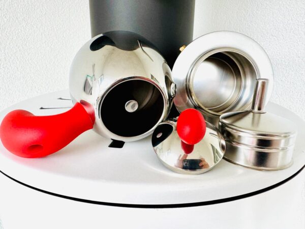 ALESSI Edelstahl Espresso Kocher Moka Coffee - NEU