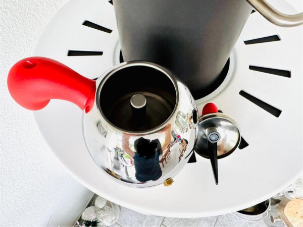 ALESSI Edelstahl Espresso Kocher Moka Coffee - NEU