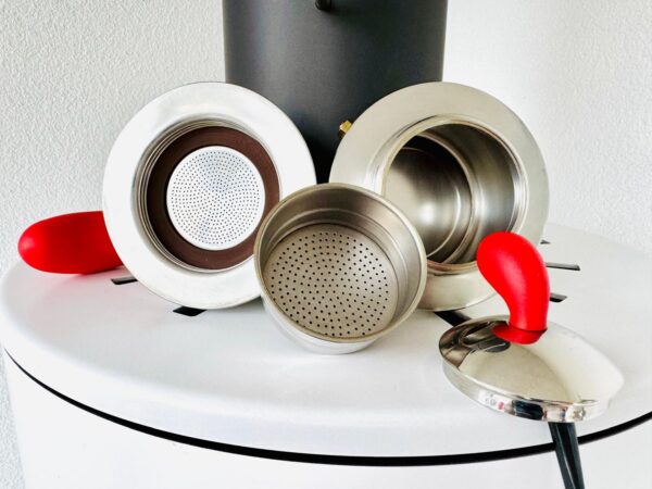ALESSI Edelstahl Espresso Kocher Moka Coffee - NEU