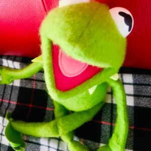 Kermit Frog Muppet Fisher Price 1976 Vintage Figur alt Filz