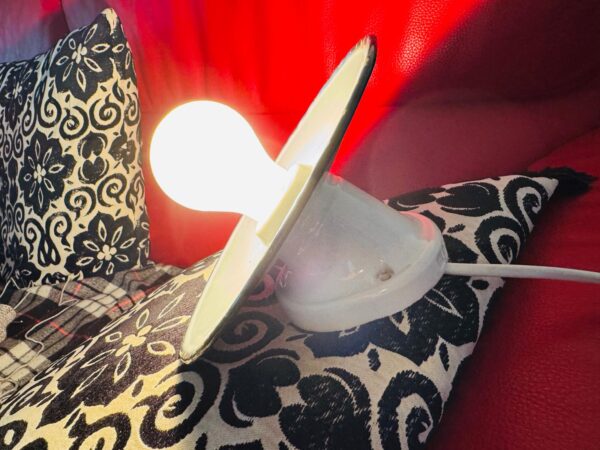 Alte Emaillierte Stalllampe Vintage Leuchte Lampe 1940