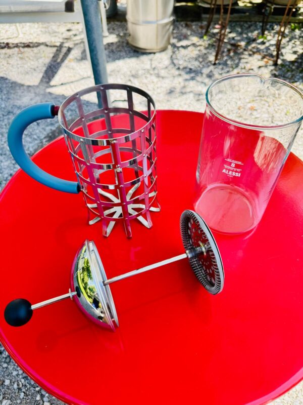 NEU Alessi Kaffeebereiter Kaffee Kanne Kocher M. Graves