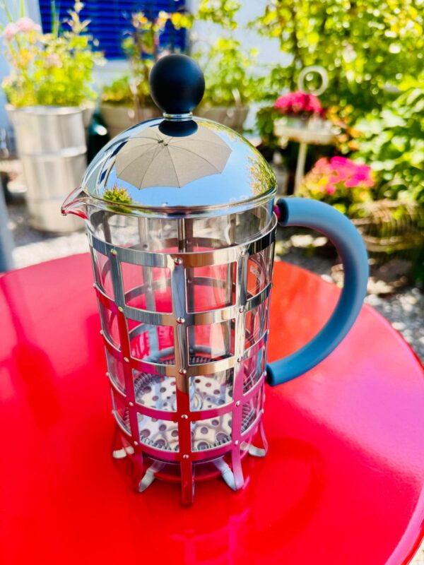 NEU Alessi Kaffeebereiter Kaffee Kanne Kocher M. Graves