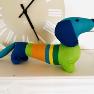Schuco Maskottchen Olympia Waldi 1972 - Stofftier Dackel 36cm