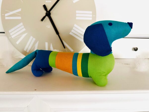 Schuco Maskottchen Olympia Waldi 1972 - Stofftier Dackel 36cm