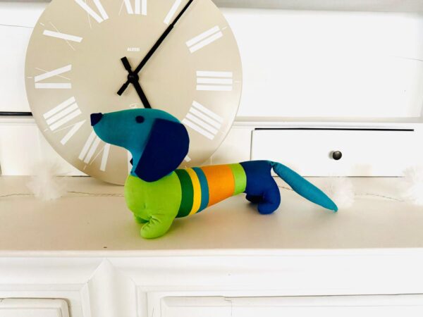 Schuco Maskottchen Olympia Waldi 1972 - Stofftier Dackel 36cm