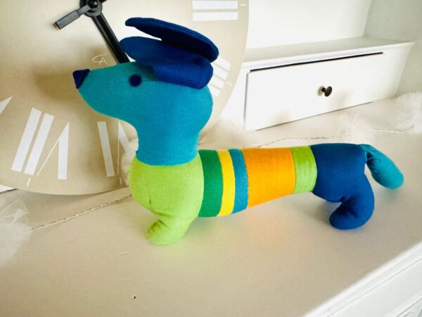 Schuco Maskottchen Olympia Waldi 1972 - Stofftier Dackel 36cm