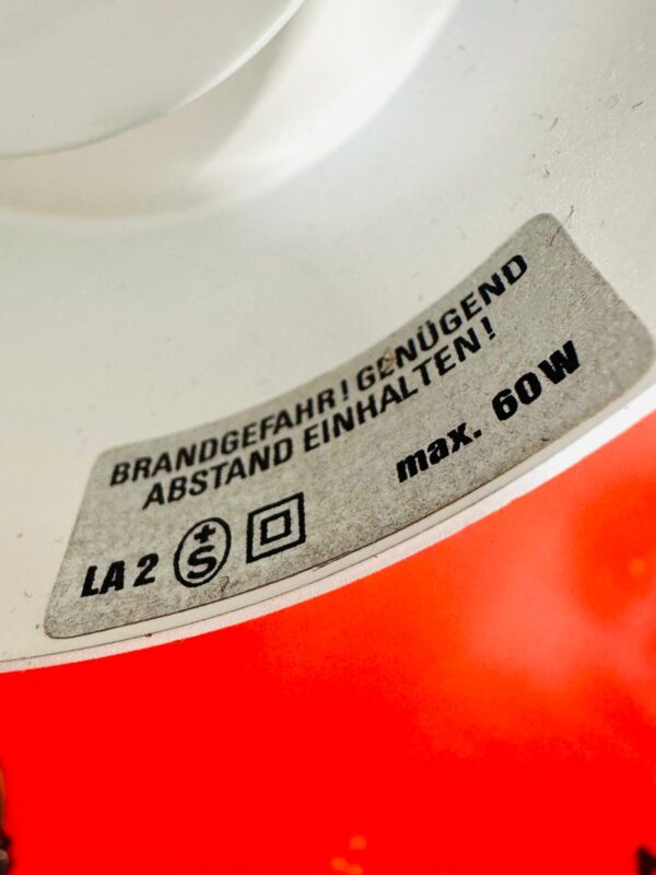 70er Jahre Leuchte Tischlampe | Spot Lampe Metall Weiss – Bild 7