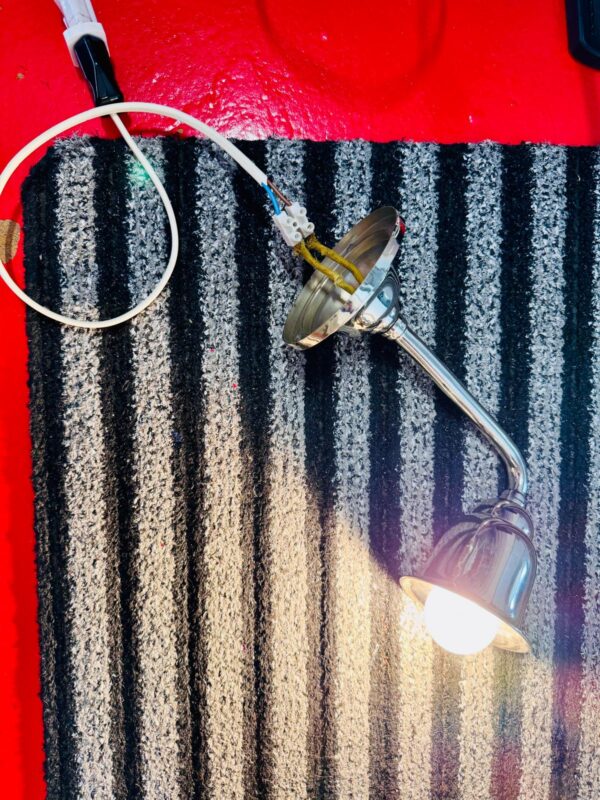 Bauhaus Chrom Art Deco Wandlampe Lampe Leuchte 1920/1930er – Bild 5