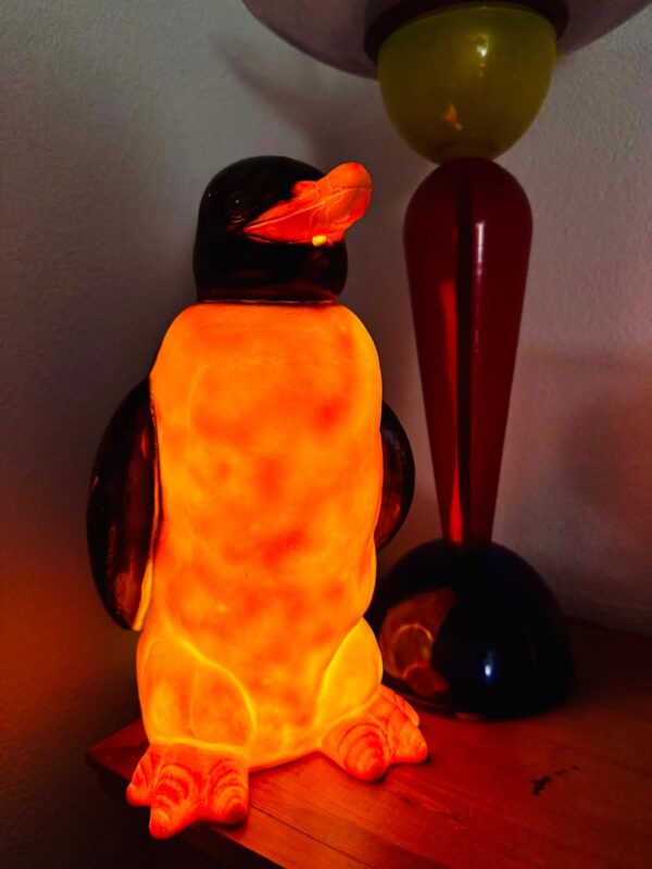 PINGUIN Lampe Vintage Leuchte 80/90er HEICO Germany TOP!