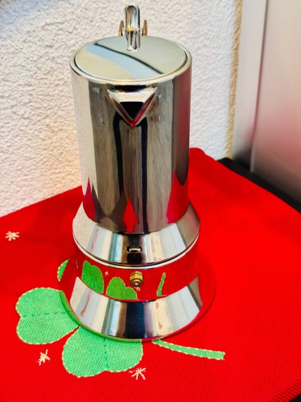 ALESSI Espresso Maschine Kocher Edelstahl 6 T. 30cl R. Sapper – Bild 3