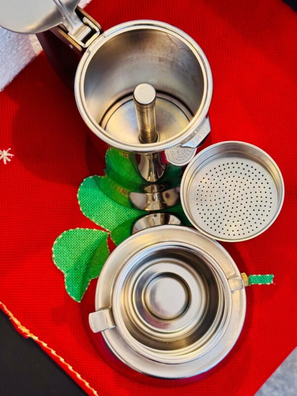 ALESSI Espresso Maschine Kocher Edelstahl 6 T. 30cl R. Sapper – Bild 4