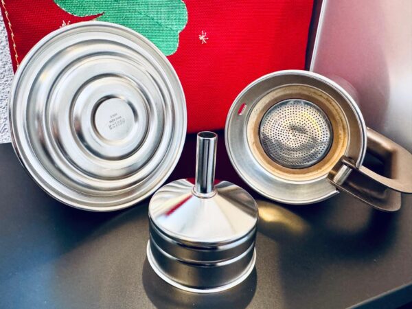 ALESSI Espresso Maschine Kocher Edelstahl 6 Tassen 30cl Richard Sapper